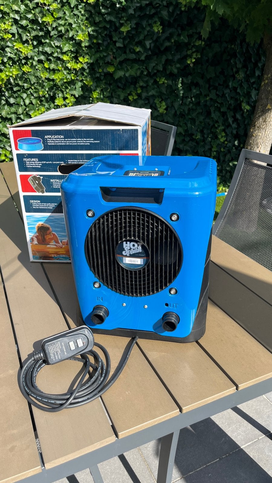 Hot Splash HS40 Zwembad Warmtepomp, 3.75 kW output, Tuin en Terras, Ophalen, Zo goed als nieuw, Verwarming