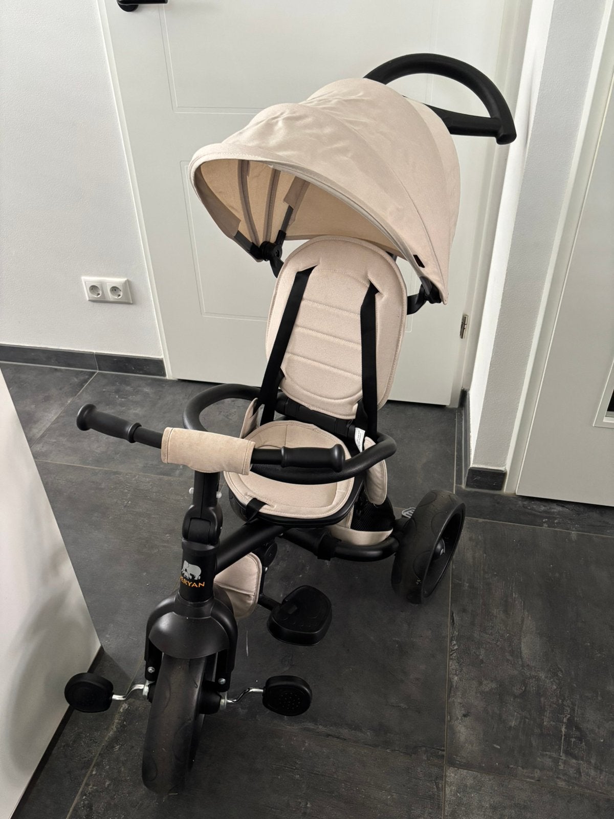Driewieler met duwstang - opvouwbaar, Kinderen en Baby's, Ophalen, Gebruikt