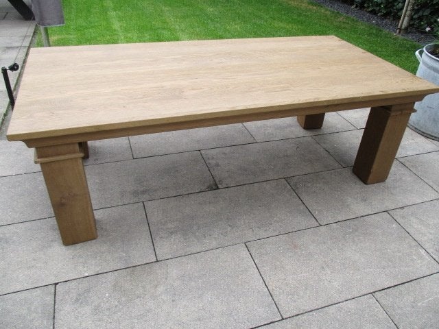 salontafel/ speeltafel  kinderen (eikenhout), Huis en Inrichting, Tafels | Salontafels, Ophalen, Gebruikt, 100 tot 150 cm, Eikenhout