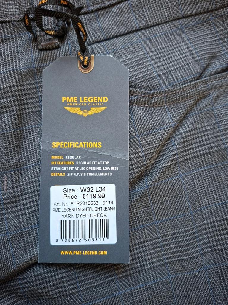 PME LEGEND Nightflight jeans W32 L34, Nieuw, W32 (confectie 46) of kleiner, Ophalen of Verzenden, Grijs