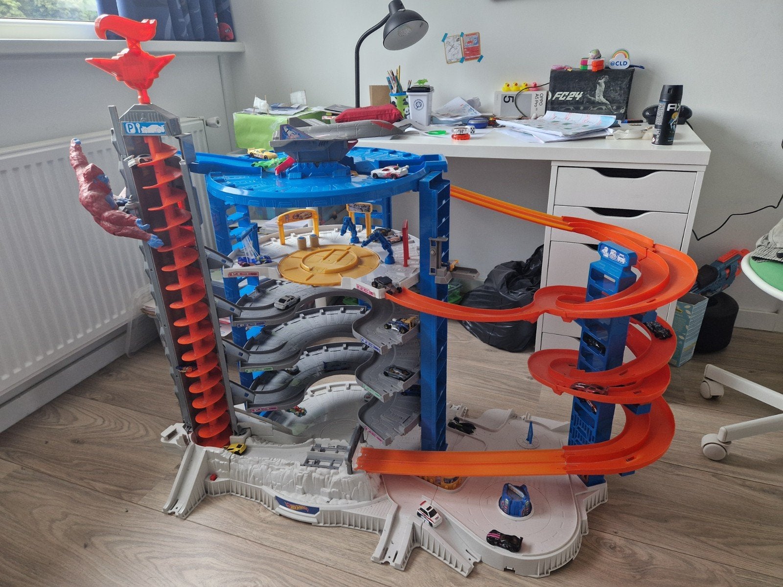 hot wheels extreme garage excl autos, Ophalen, Gebruikt, Elektrisch, Hot Wheels
