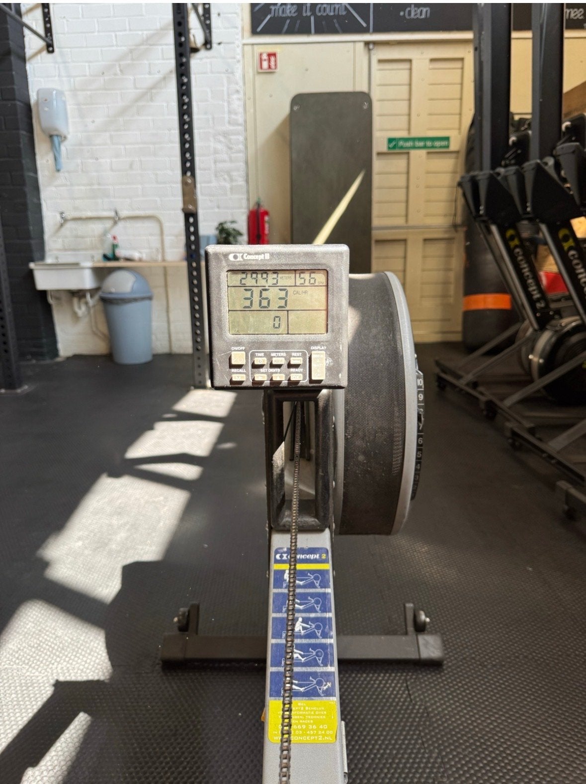Concept 2 Roeitrainer - Ideaal voor intensieve training, Sport en Fitness, Fitnessapparatuur, Ophalen, Gebruikt, Armen, Metaal