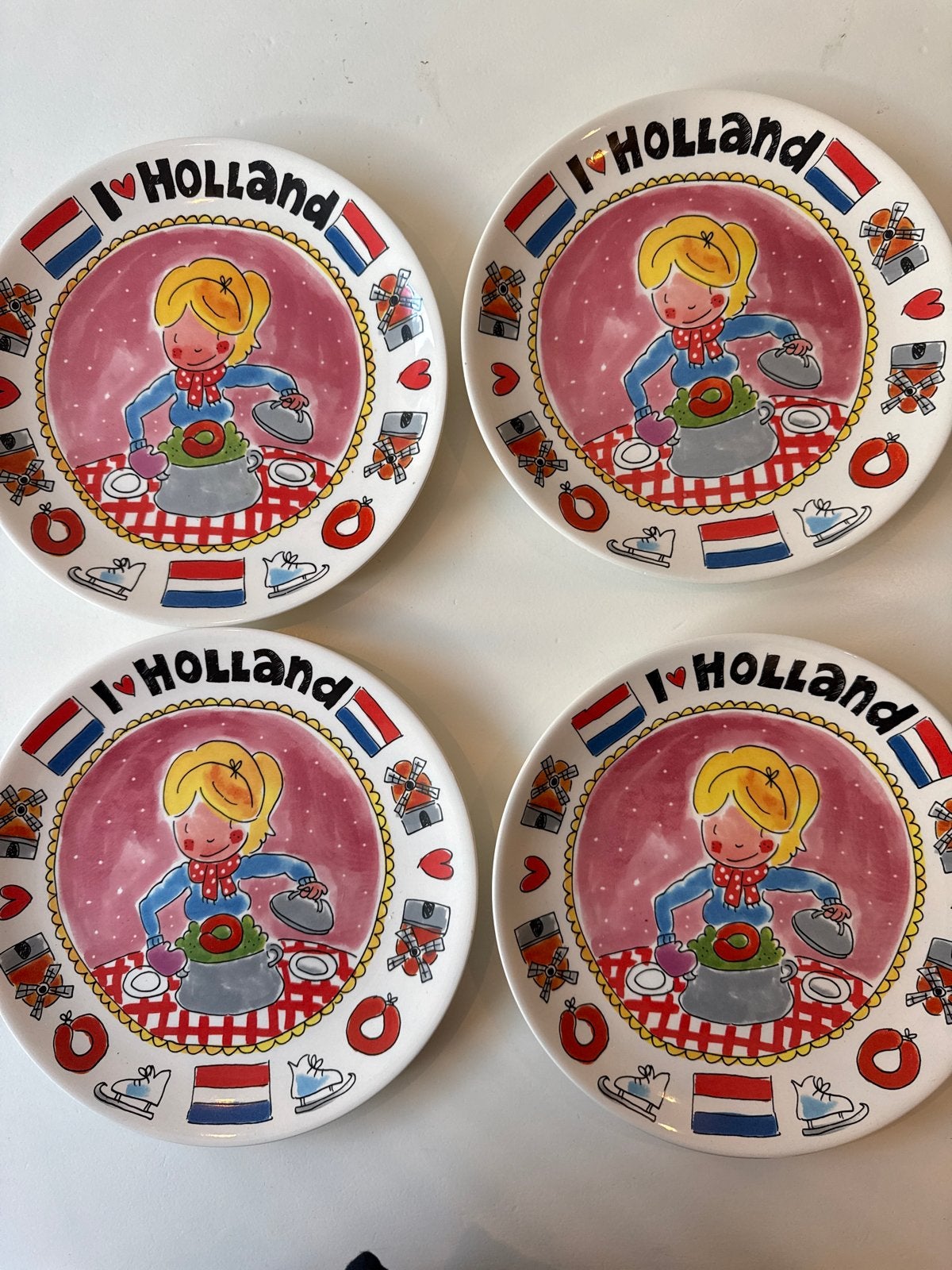 Blond Amsterdam I Holland Stamppot borden 26 cm, Ophalen, Zo goed als nieuw, Blond Amsterdam, Bord(en)