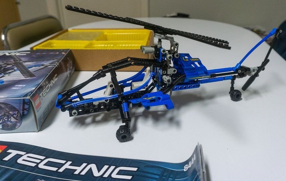 Vintage Lego Technic helikopter 8444 , Jet Wasp, uit 1999, Inclusief instructies, Lego, Nieuw, Ophalen of Verzenden