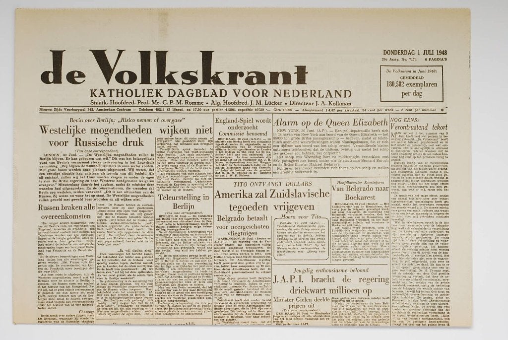 De Volkskrant 1948 - De Koude Oorlog (Heruitgave, 1994)