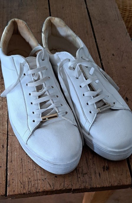 Sneakers wit/goud, Kleding | Dames, H&M, Verzenden, Wit, Sneakers of Gympen