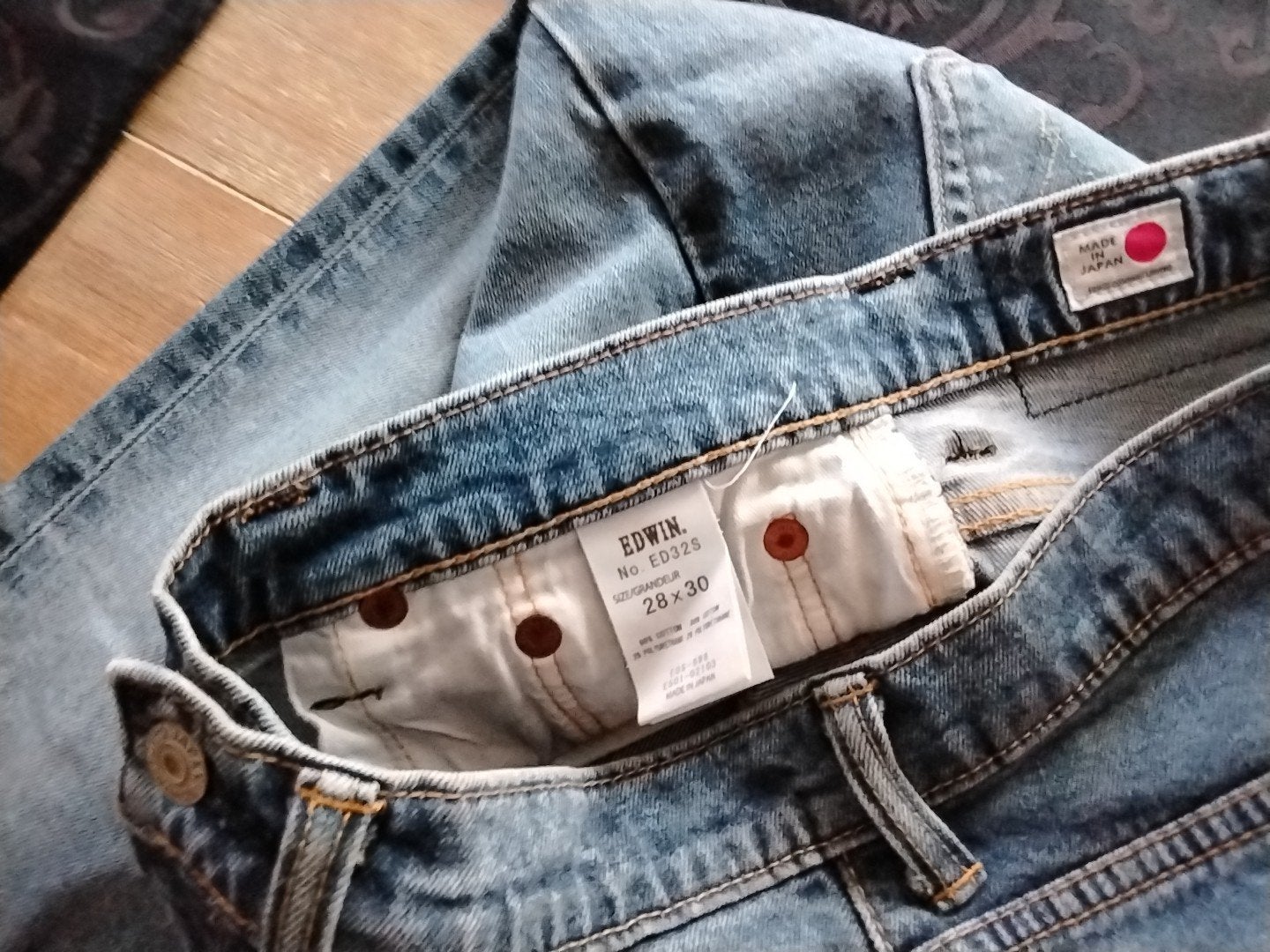 Edwin jeans in perfecte staat, Ophalen of Verzenden, Zo goed als nieuw, Blauw, W32 (confectie 46) of kleiner
