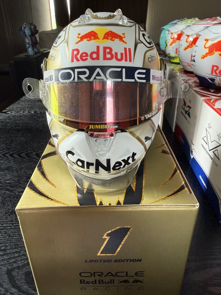 max verstappen seizoenshelm 2022, Ophalen, Zo goed als nieuw, Formule 1