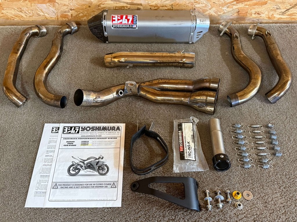 Yoshimura TRC uitlaatsysteem GSX-R1000 GSXR1000 K9 L0 L1, Motoren, Gebruikt, 5420 Daniels Street, Chino, CA, 91710, US, Ophalen of Verzenden