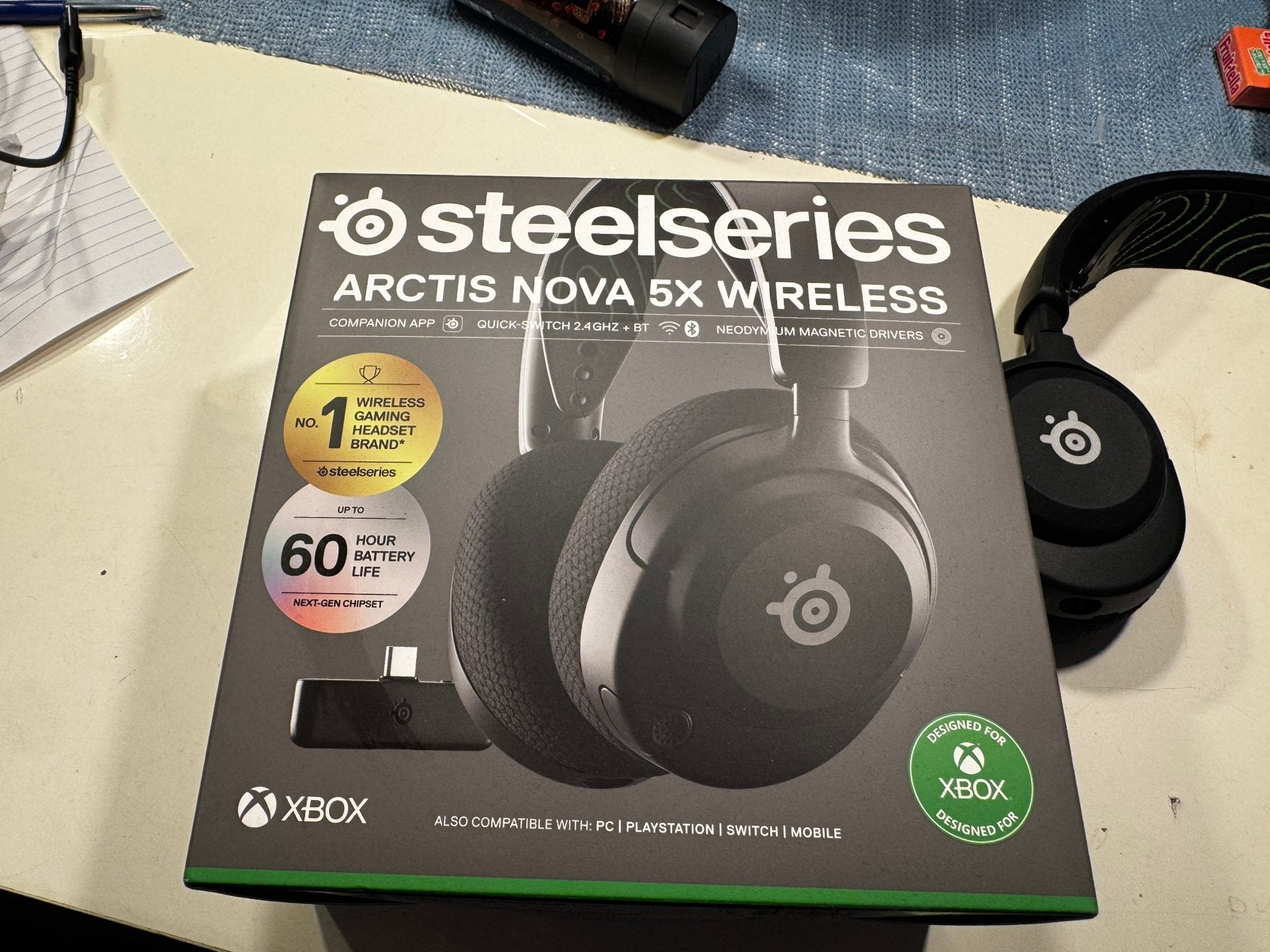 Steelseries arctis nova 5x wireless, Ophalen of Verzenden, Zo goed als nieuw, Controller, Xbox Original