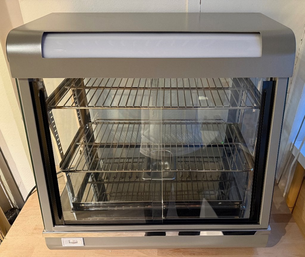 Horeca Vitrine - CaterChef 680072 - Warmhoud, Ophalen, Metaal, Grijs, Overige merken