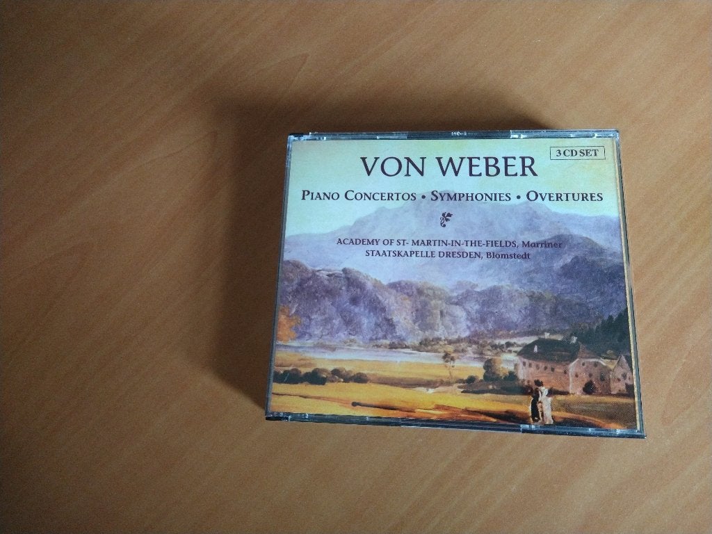 3-CD Carl Maria Von Weber. Piano Concertos • Symphonies, Ophalen of Verzenden, Classicisme, Zo goed als nieuw, Kamermuziek