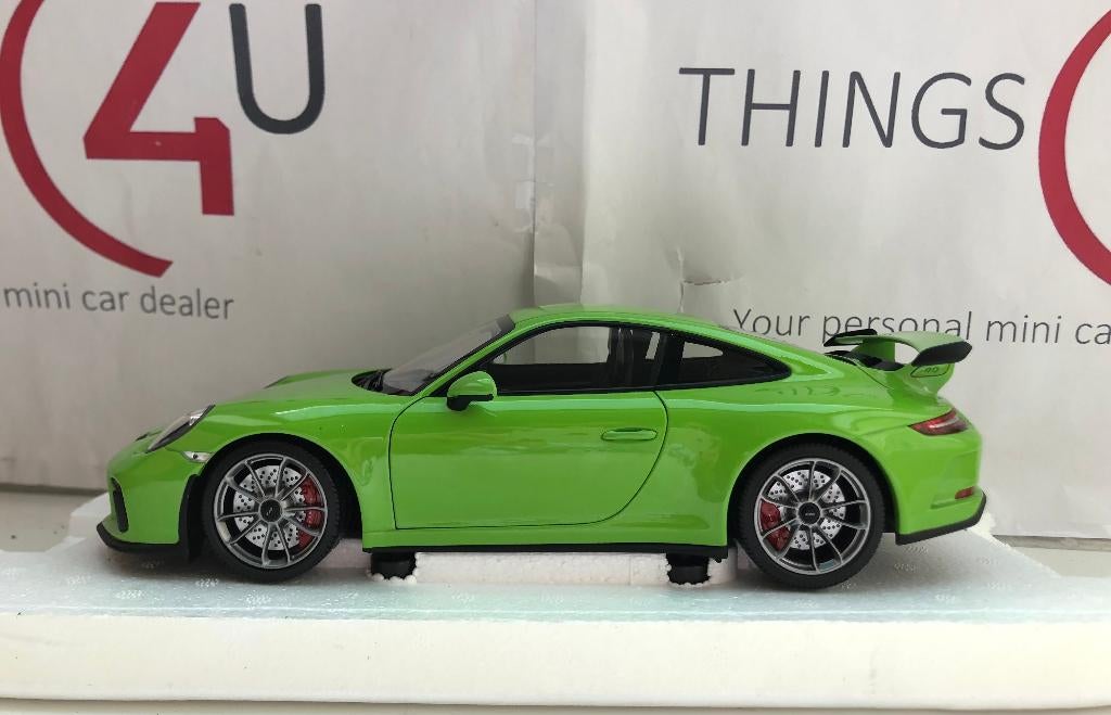 Minichamps 1:18 Porsche 911 (991) GT3 SHMEE 150 2018 groen, Ophalen of Verzenden, Nieuw, Auto, MiniChamps