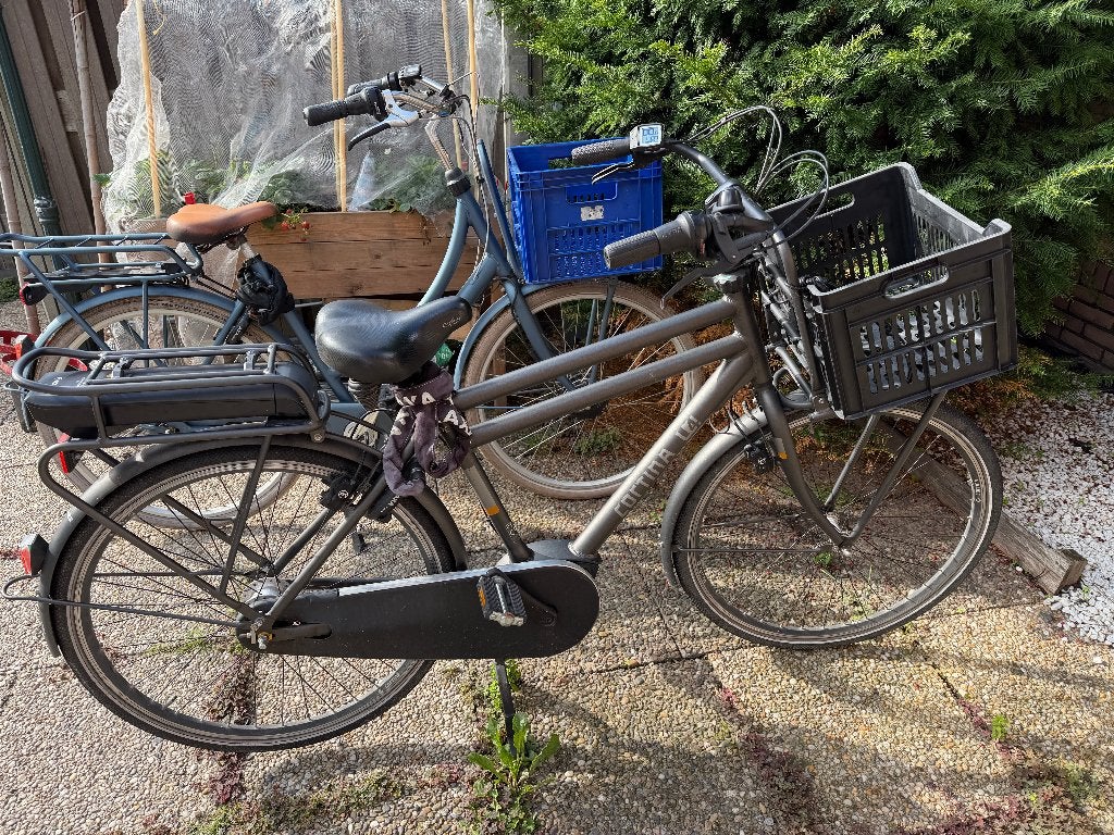 Cortina E-U4 elektrische transportfiets Bosch middenmotor, Versnellingen, Zo goed als nieuw, Schijfrem, 53 tot 57 cm
