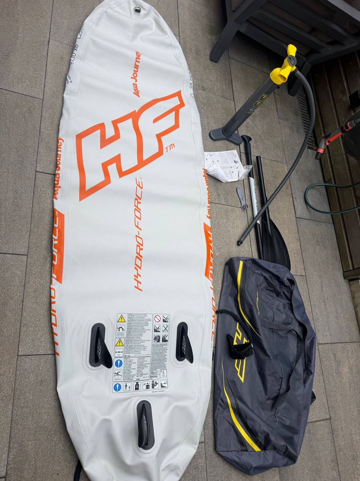 Aqua Journey Hydro-Force Opblaasbaar SUP Board Set 260cm, Ophalen of Verzenden, Gebruikt, Overige typen, Met vinnen