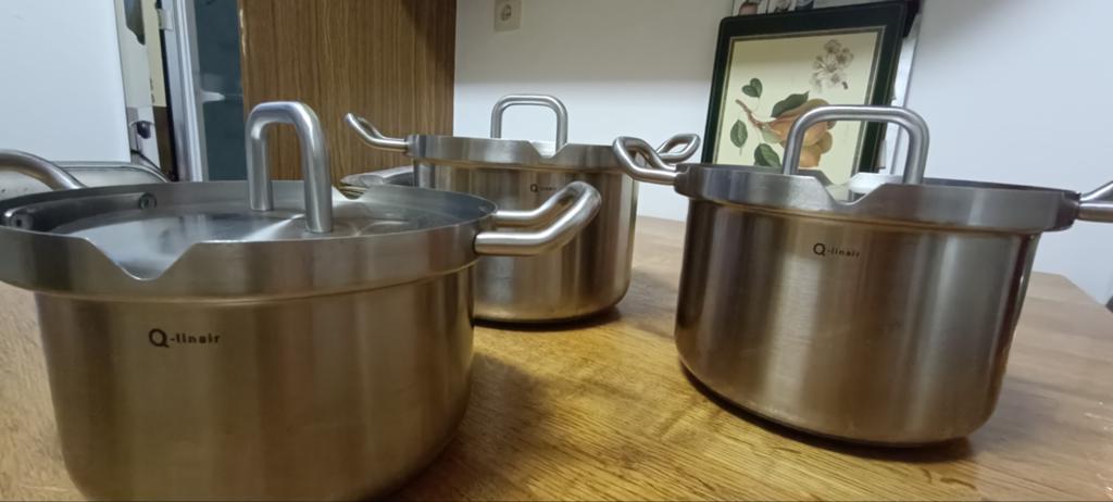 BK ketelset, Huis en Inrichting, Keuken | Potten en Pannen, Ophalen of Verzenden, Rvs, Kookpan of Snelkookpan