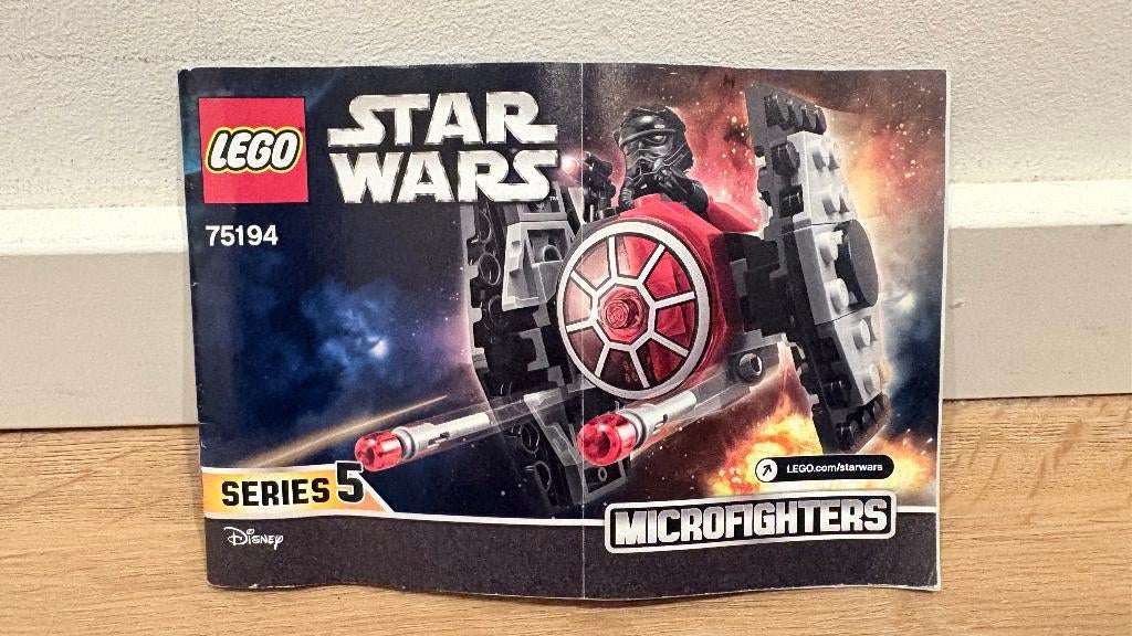 Lego Star Wars 75194 - TIE Fighter Microfighter, Ophalen of Verzenden, Zo goed als nieuw, Complete set, Lego