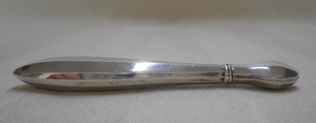 Zilveren antieke naaldenkoker met naald nr.013, Antiek en Kunst, Verzenden, Zilver