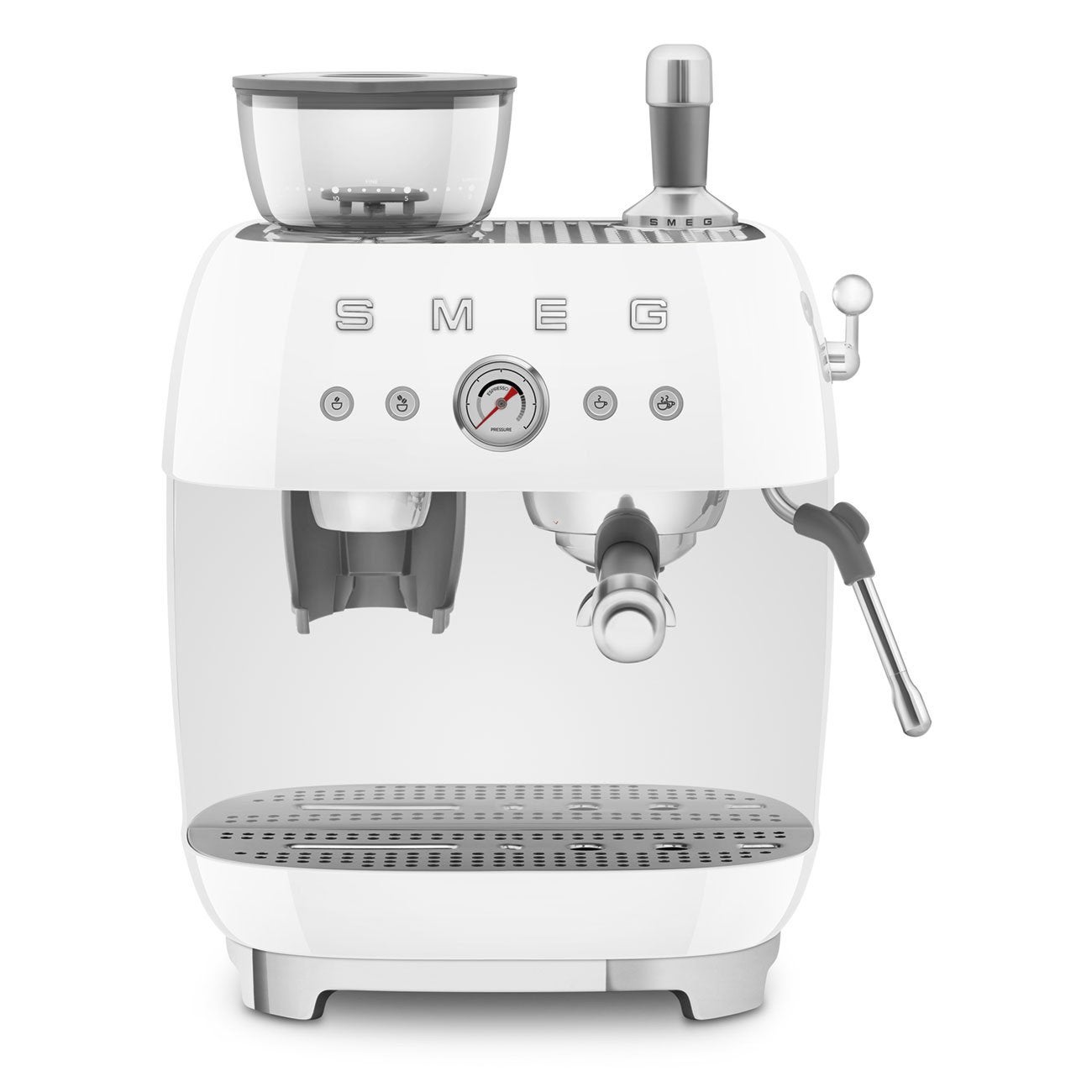 Smeg Espressomachine NIEUW EGF03WHEU WIT, Ophalen of Verzenden, Zo goed als nieuw, Espresso apparaat