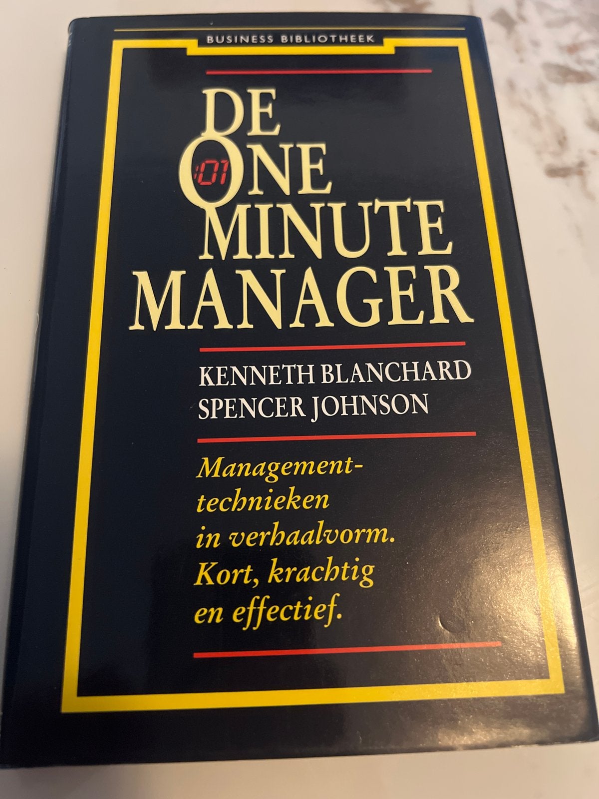 Kenneth Blanchard - De one minute manager, Gelezen, Kenneth Blanchard; Spencer Johnson, Ophalen of Verzenden, Management