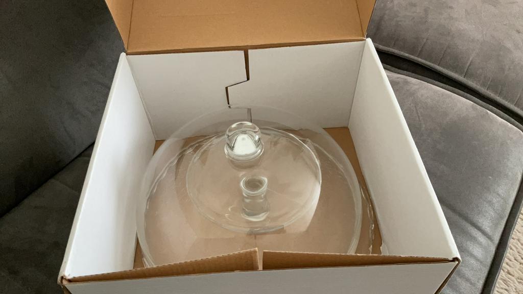 Glazen stolp nieuw, Ophalen of Verzenden, Nieuw, Glas, IKEA
