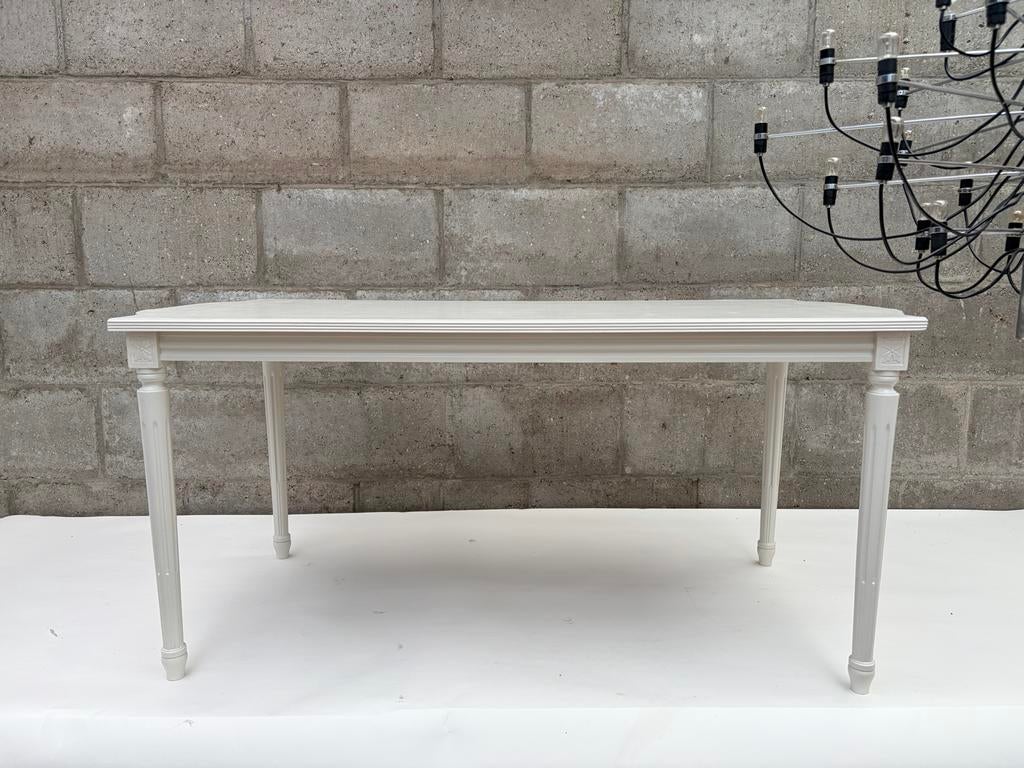 Anno Dom eettafel/bijzettafel, wit, 120x60x58 cm, Ophalen of Verzenden