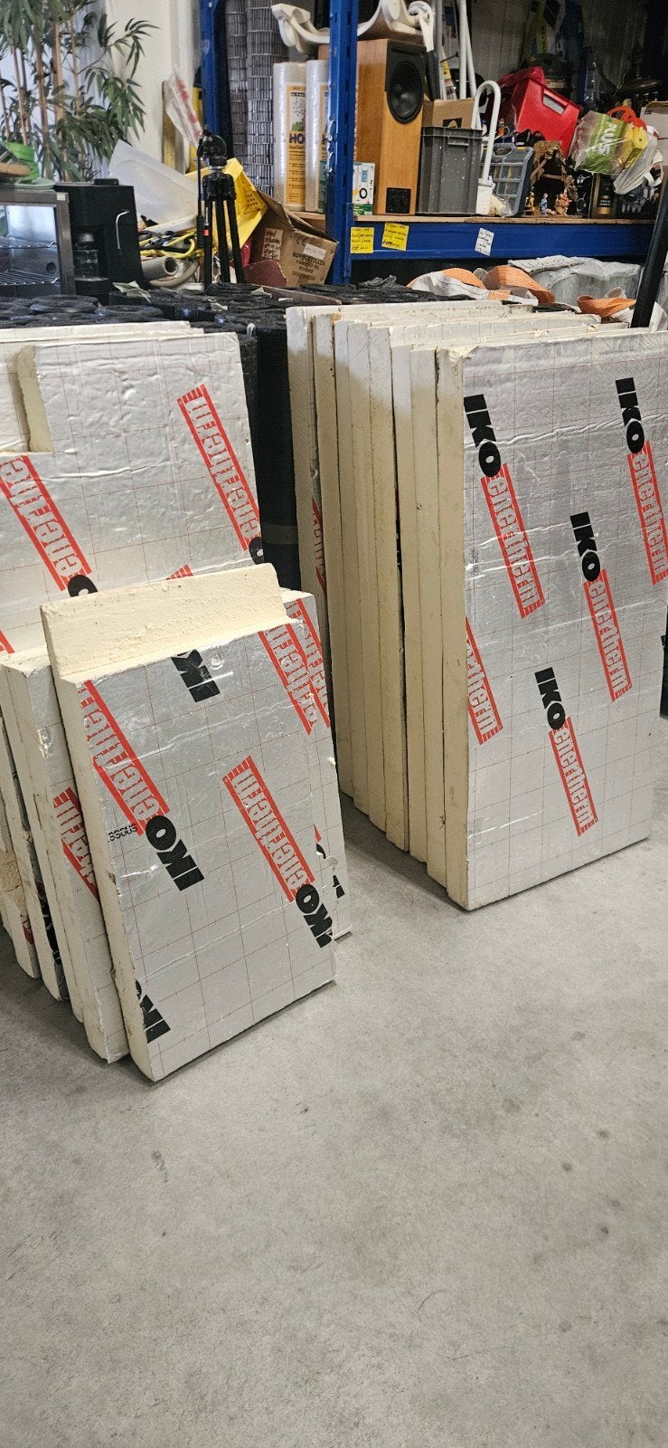 Iko enertherm  pir 8 cm platen  , even gebruikt geweest !, Ophalen, Dakisolatie, 4 tot 8 cm, Zo goed als nieuw