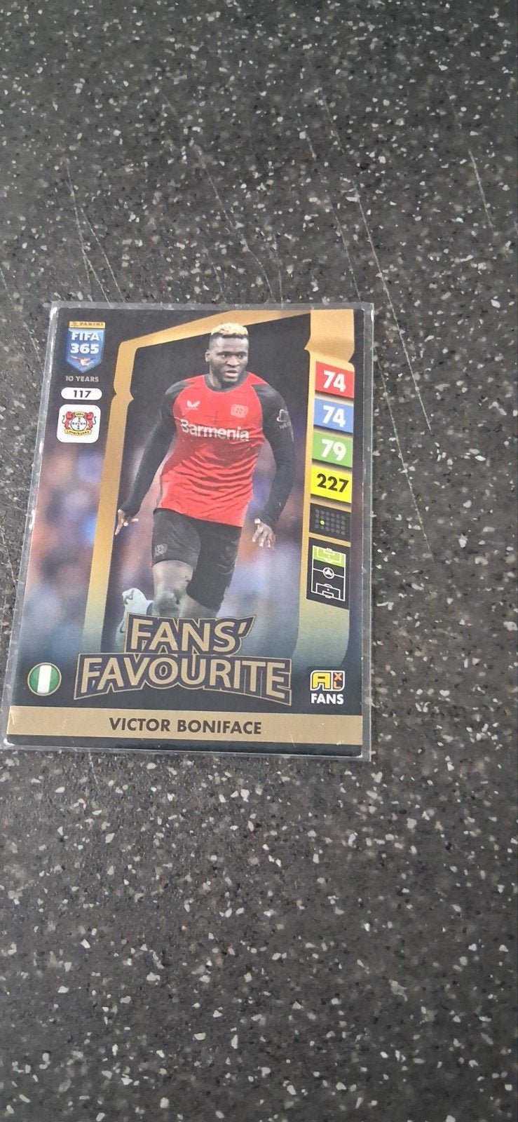 FIFA 365 Victor Boniface Fans' Favourite kaart, Verzamelen, Ophalen of Verzenden, Zo goed als nieuw, Buitenlandse clubs, Spelerskaart
