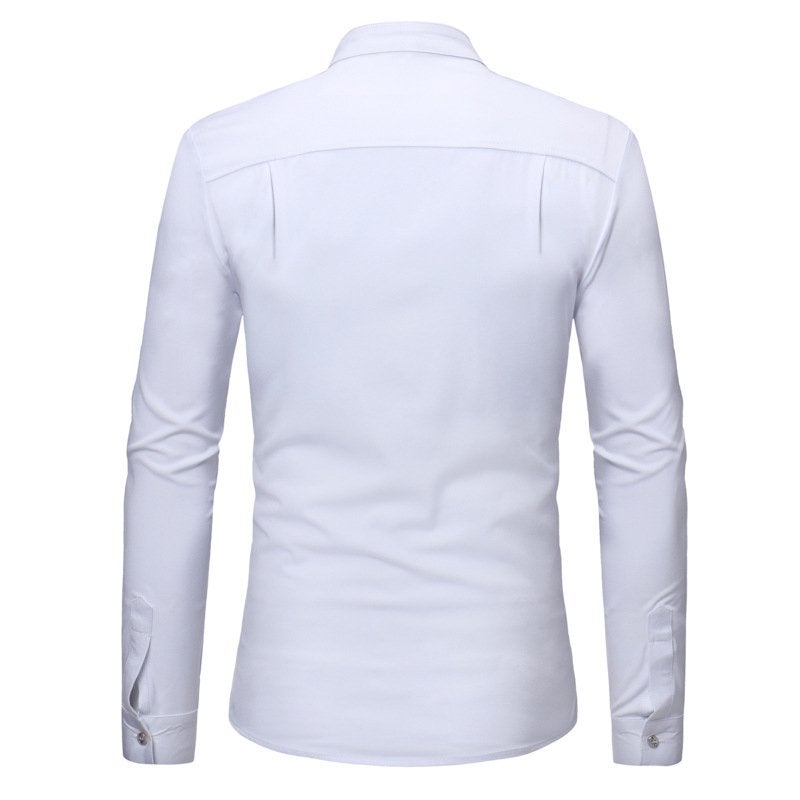 Heren wit smoking overhemd tuxedo pak hemd mannen bruiloft, Kleding | Heren, Verzenden, Nieuw, Wit, Overige halswijdtes