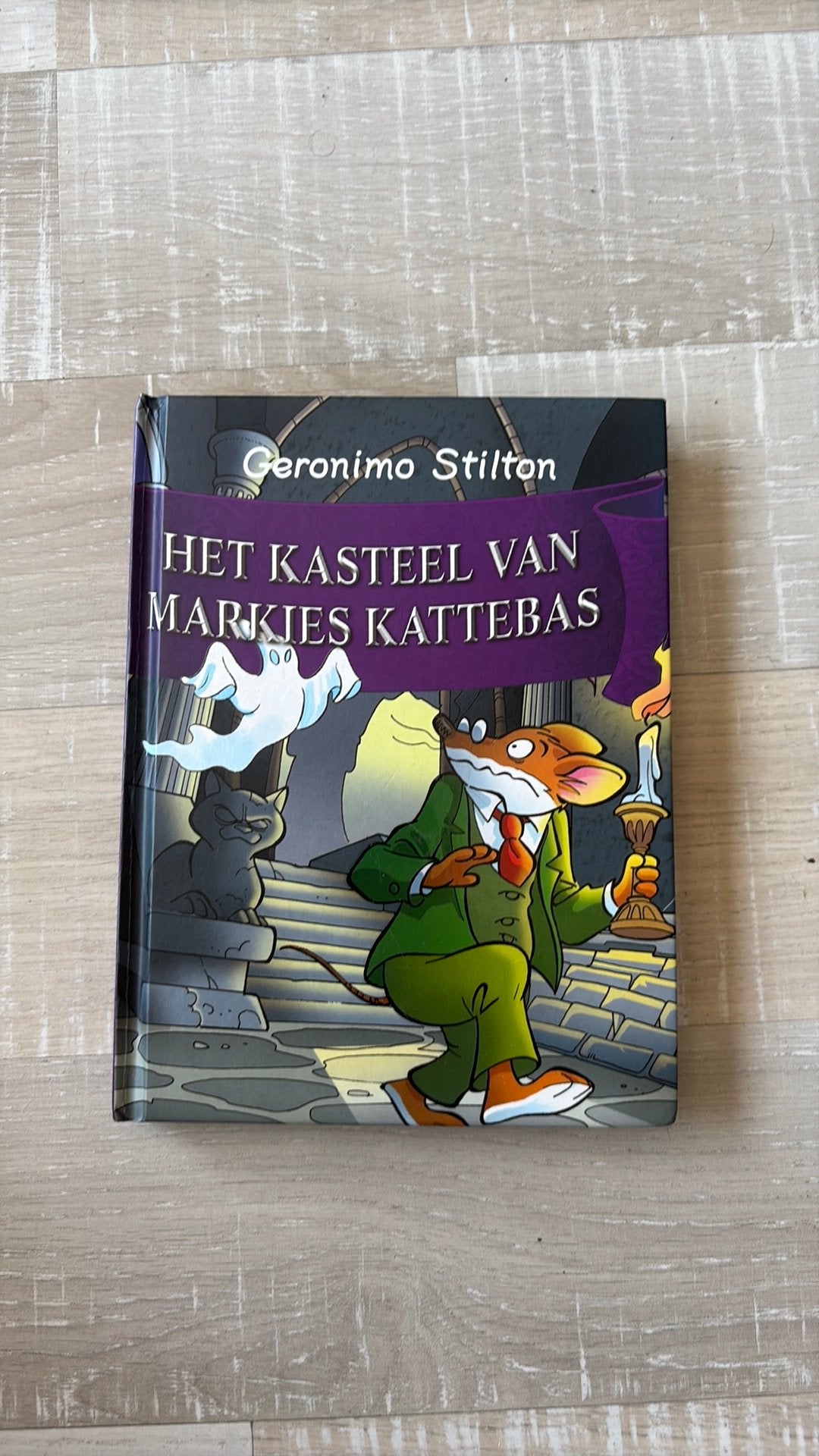Geronimo Stilton het kasteel van markies kattebas, Ophalen of Verzenden, Gelezen, Fictie algemeen