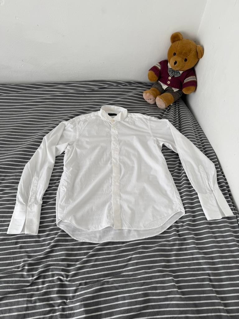Calvin Klein rokkostuum overhemd, Kleding | Heren, Ophalen of Verzenden, Zo goed als nieuw, Wit, Halswijdte 43/44 (XL)