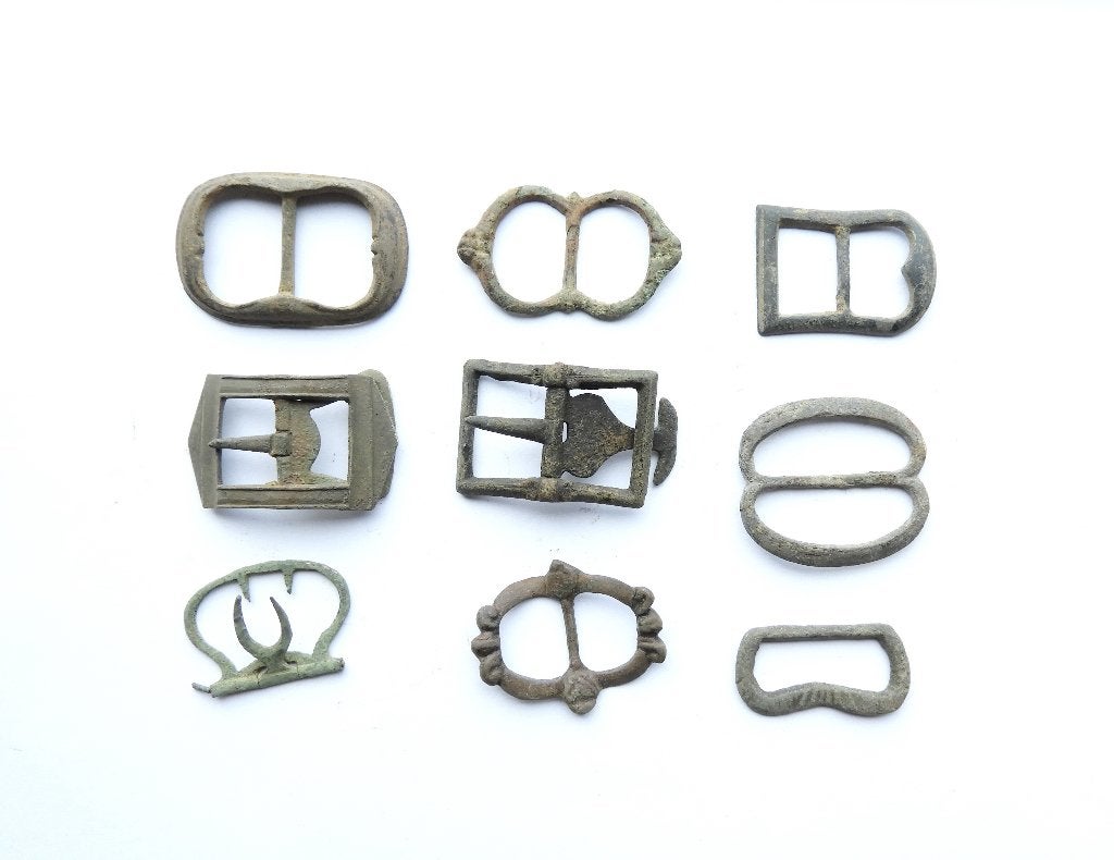 Gespen,  brons/koper  d906, Ophalen of Verzenden