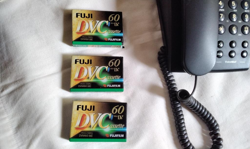 Fuji DVC Cassette 3x mini DVC Fujifilm, Audio, Tv en Foto, Videocamera's Digitaal, Mini dv, Nieuw, Minder dan 8x, Band, Disc of Geheugen