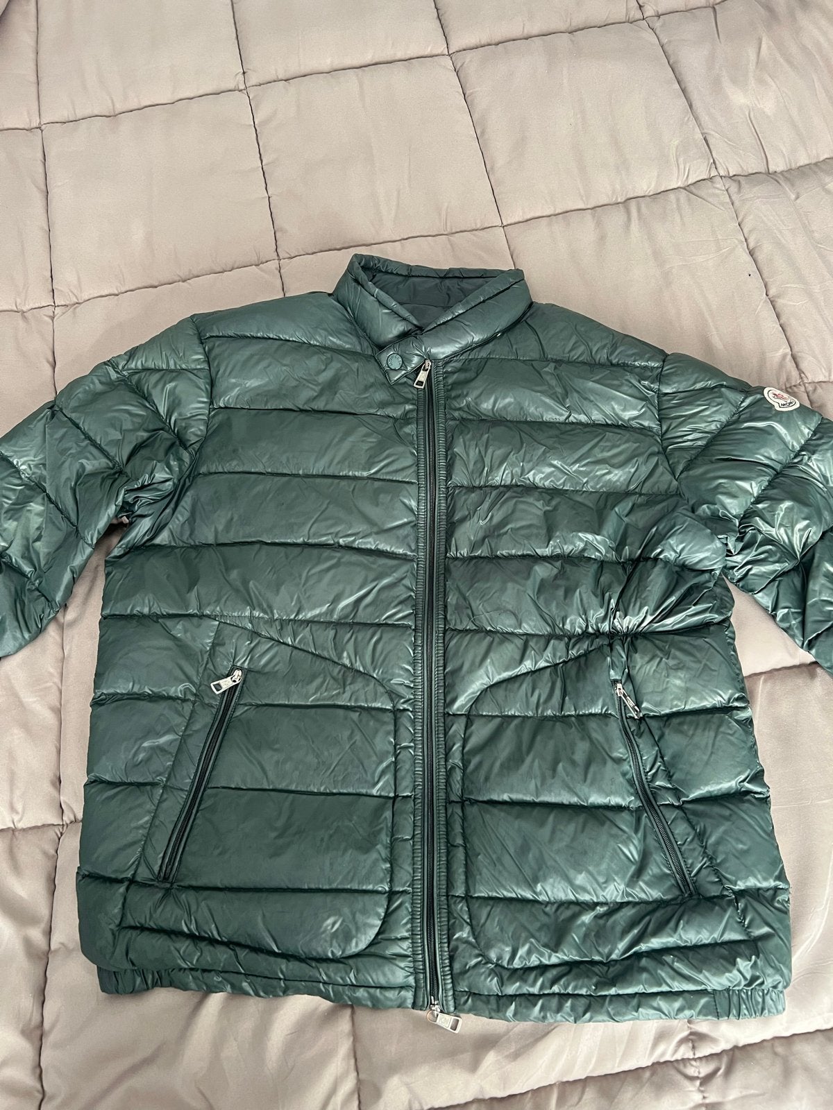 Moncler Jassen - Groen, Blauw (Maat 4), Rood (Maat 5), Ophalen of Verzenden, Zo goed als nieuw, Overige maten, Groen