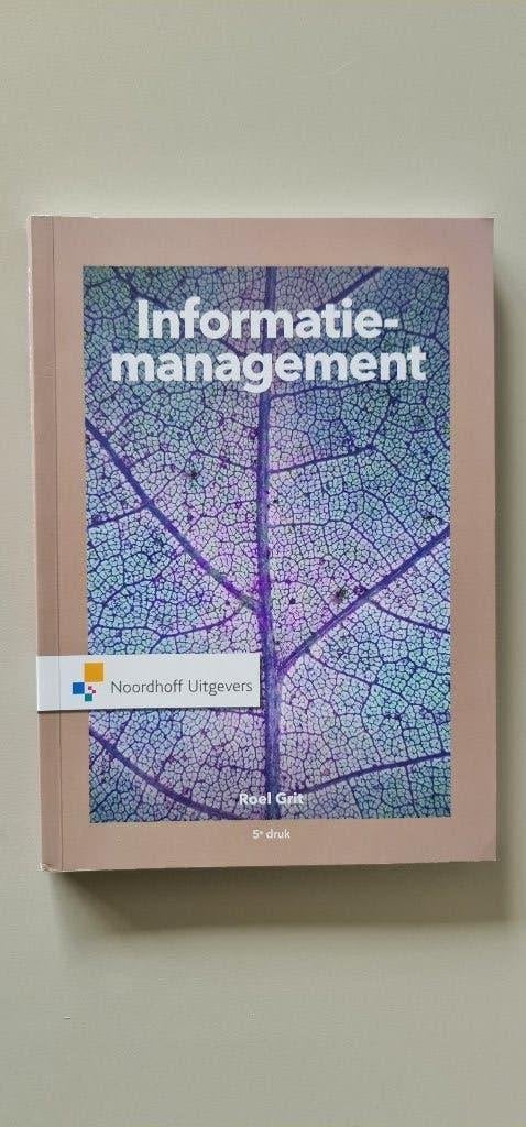 Informatiemanagement – Roel Grit, Boeken, Ophalen of Verzenden, Beta, Zo goed als nieuw, HBO