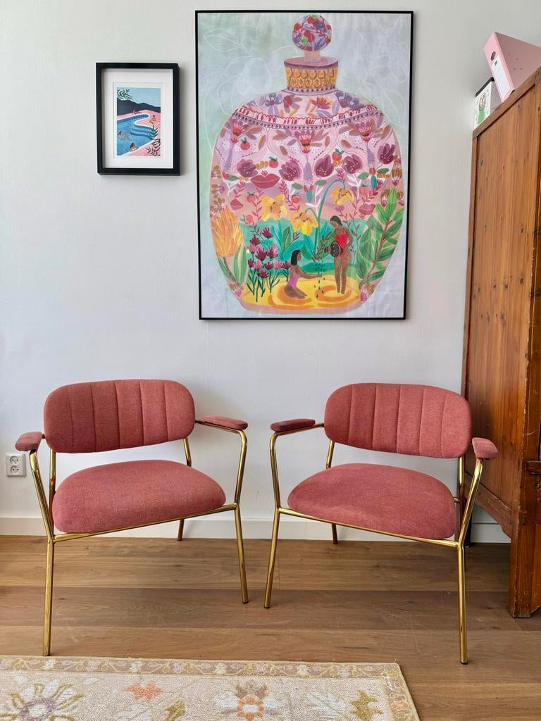 Setprijs! 2x Lounge Chair Jolien House Craft Living, Ophalen, Gebruikt, Twee, Overige kleuren