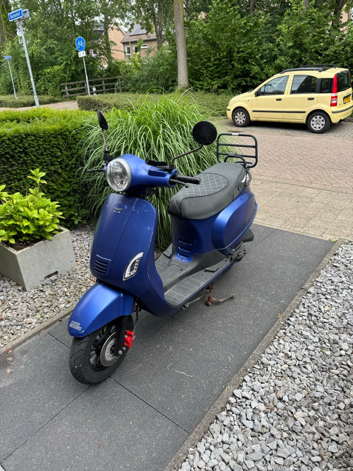 DJJD Cashmere 50cc scooter blauw kenteken, Ophalen, Gebruikt, Benzine, Overige merken