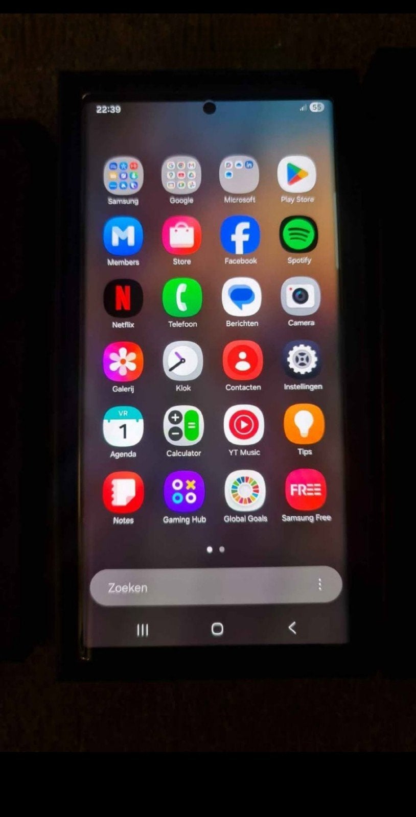 Samsung Galaxy S22 Ultra 1TB - Defect (Lezen), Telecommunicatie, Mobiele telefoons | Samsung, Zwart, Touchscreen, Ophalen of Verzenden