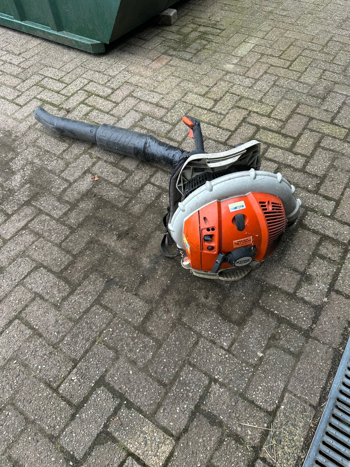 Stihl br500, Ophalen, Gebruikt, Benzine, Ruggedragen