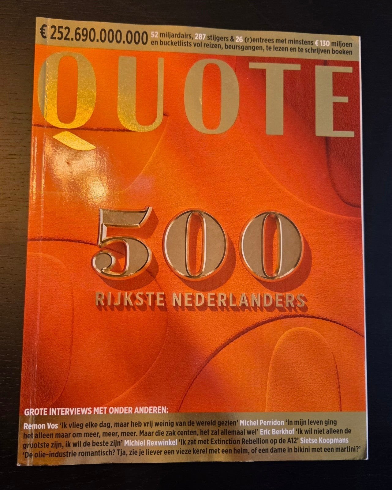 Quote 500 - Rijkste Nederlanders, Ophalen of Verzenden, Gelezen, Overige typen