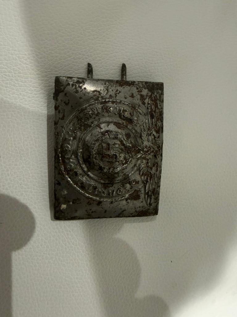 Ww2 duitse belt buckle gesp, Ophalen of Verzenden, Overige materialen