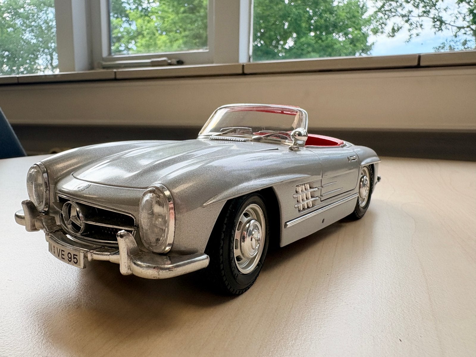 300SL Roadster 1:18 Single of Combideal, Hobby en Vrije tijd, Modelauto's | 1:18, Ophalen of Verzenden, Zo goed als nieuw, Bburago