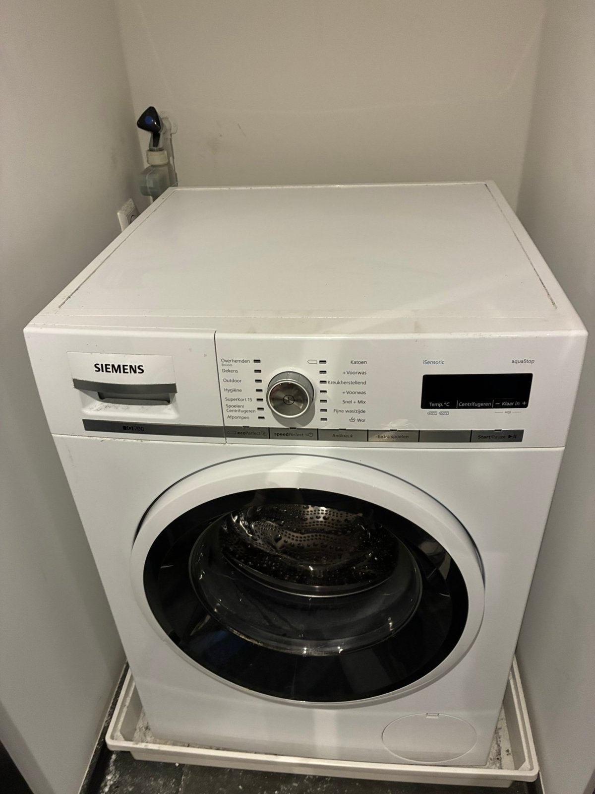 Siemens wasmachine, Witgoed en Apparatuur, Wasmachines, Zo goed als nieuw, 6 tot 8 kg, 85 tot 90 cm, 1200 tot 1600 toeren, Ophalen