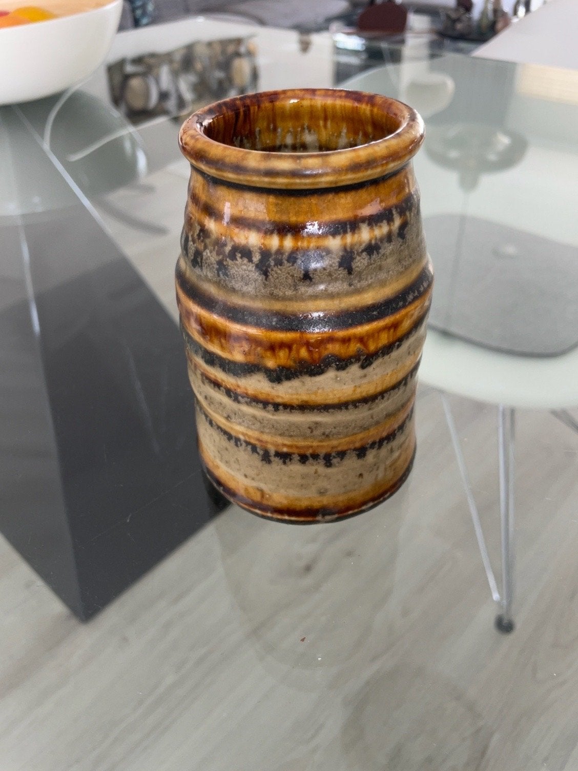 Uniek Ravelli 'handwerk holland' vaasje., Antiek en Kunst, Ophalen of Verzenden
