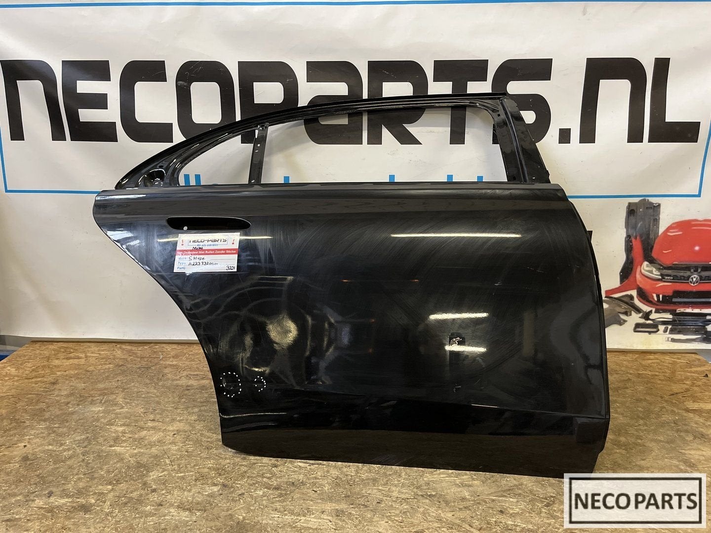 MERCEDES S KLASSE W223 A223 ACHTERDEUR PORTIER DEUR, Gebruikt, -, Ophalen of Verzenden, -