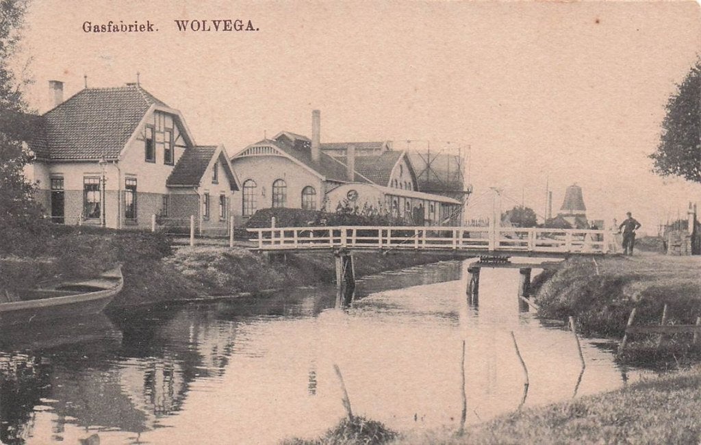 703-198-017 Gasfabriek Wolvega, Verzenden, Voor 1920, Friesland