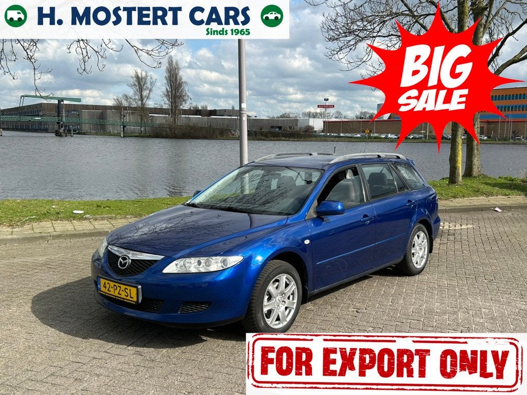 Mazda 6 Sportbreak 2.0i Dynamic * AIRCO * APK * TREKHAAK * D, Auto's, Mazda, Voorwielaandrijving, Stof, Gebruikt, 4 cilinders