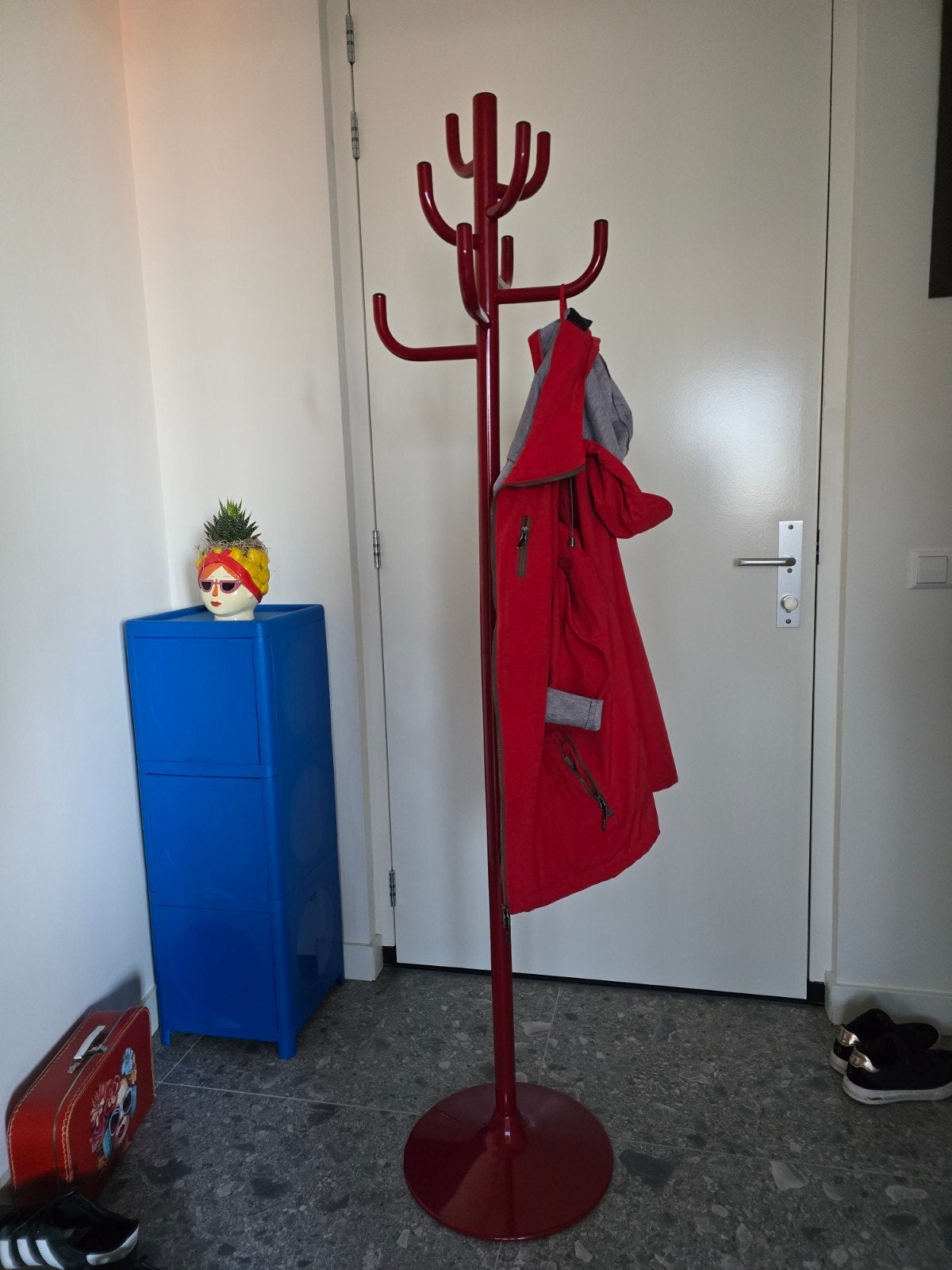 Jan Kurtz Kapstok Kaktus rood, Ophalen, Nieuw, Minder dan 100 cm