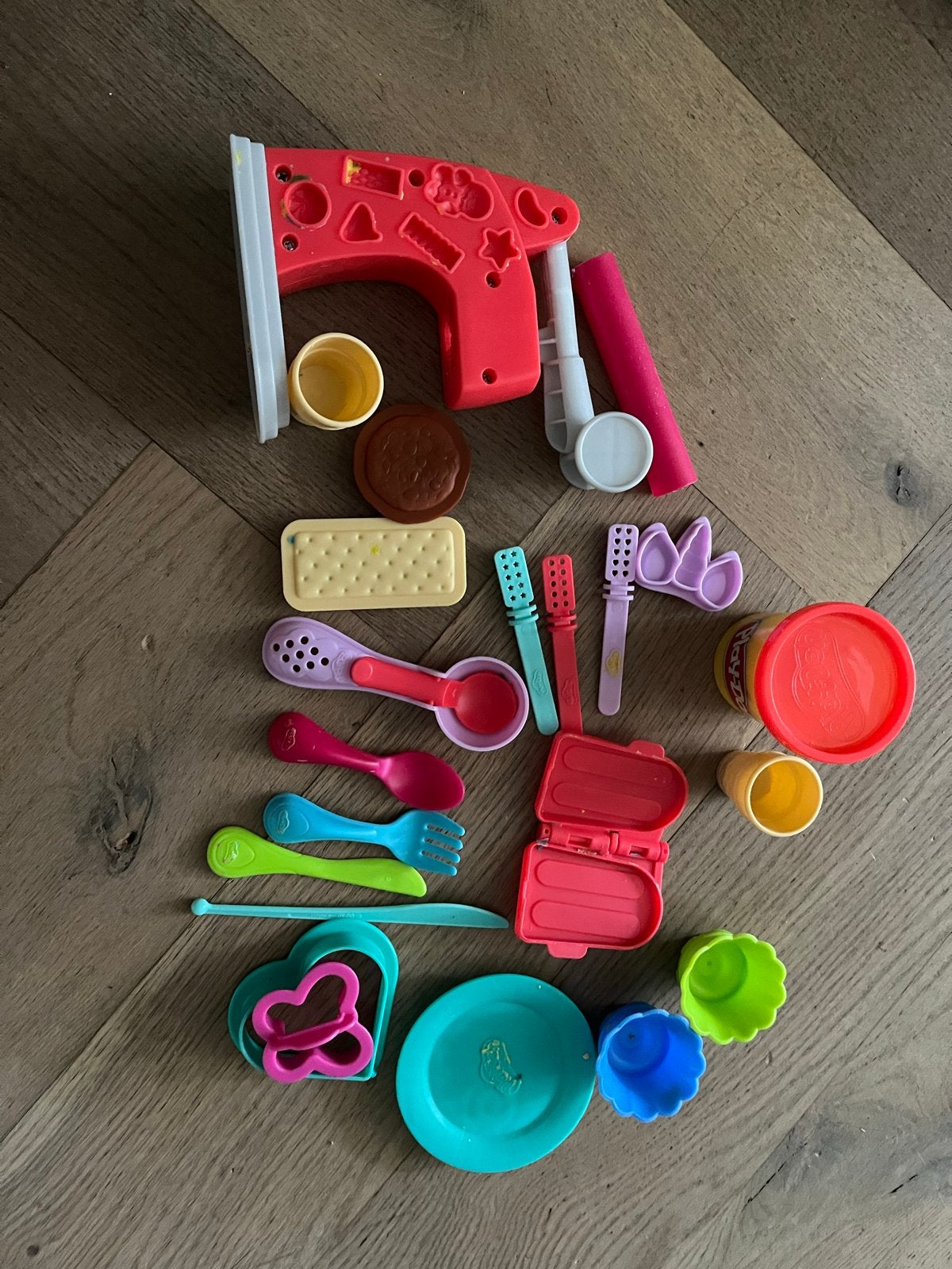 Play-Doh IJsjes en Koekjes Speelset, Ophalen of Verzenden, Gebruikt, Knutselen