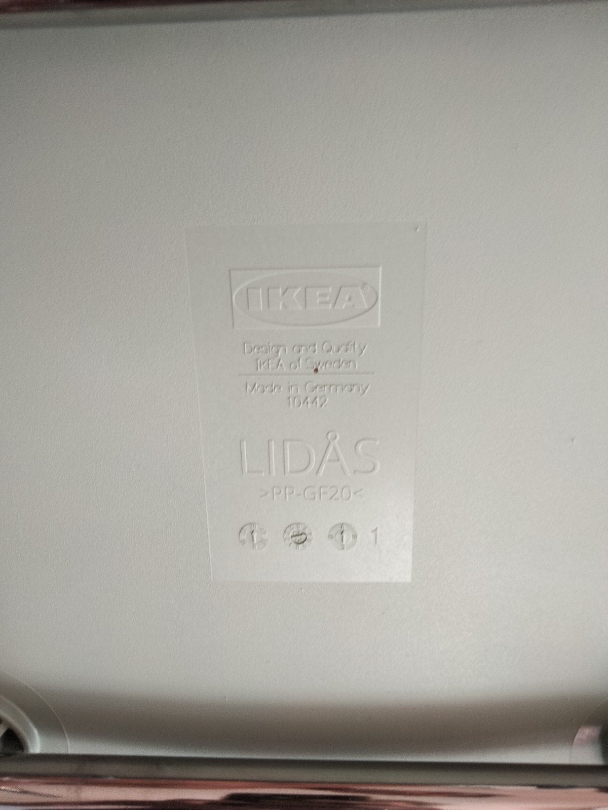 Ikea Lidas stoel - lichtgroen, Huis en Inrichting, Ophalen, Overige kleuren, Zo goed als nieuw, Eén